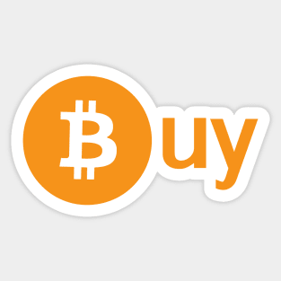 Buy Bitcoin Cryptocurrency Crypto Cash BTC Logo Sticker